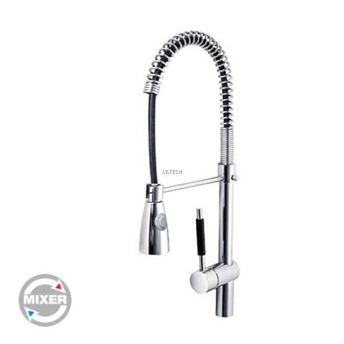 AMMX10230 Flexible Hose Kitchen Pillar Sink Tap Mixer